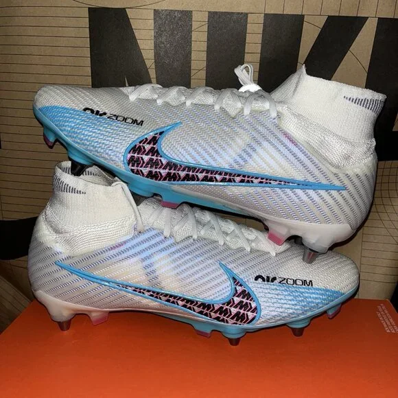 NEW Nike ZM Mercurial Superfly 9 Elite SG Pro Blast Pack FD0250-146 Size 8 - Picture 1 of 6